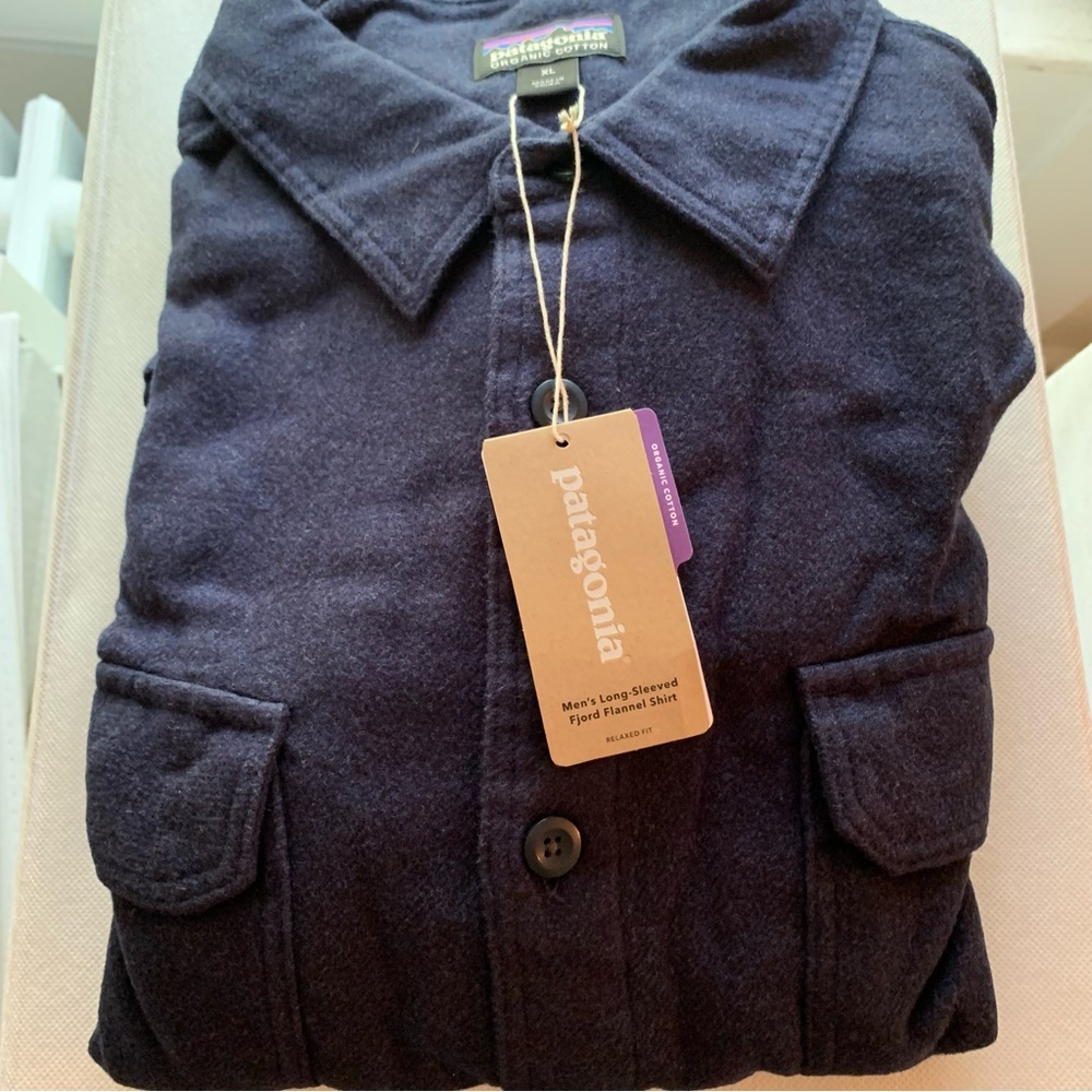 🎁 NWT Patagonia Mens Long Sleeve Fjord Flannel Shirt XL
